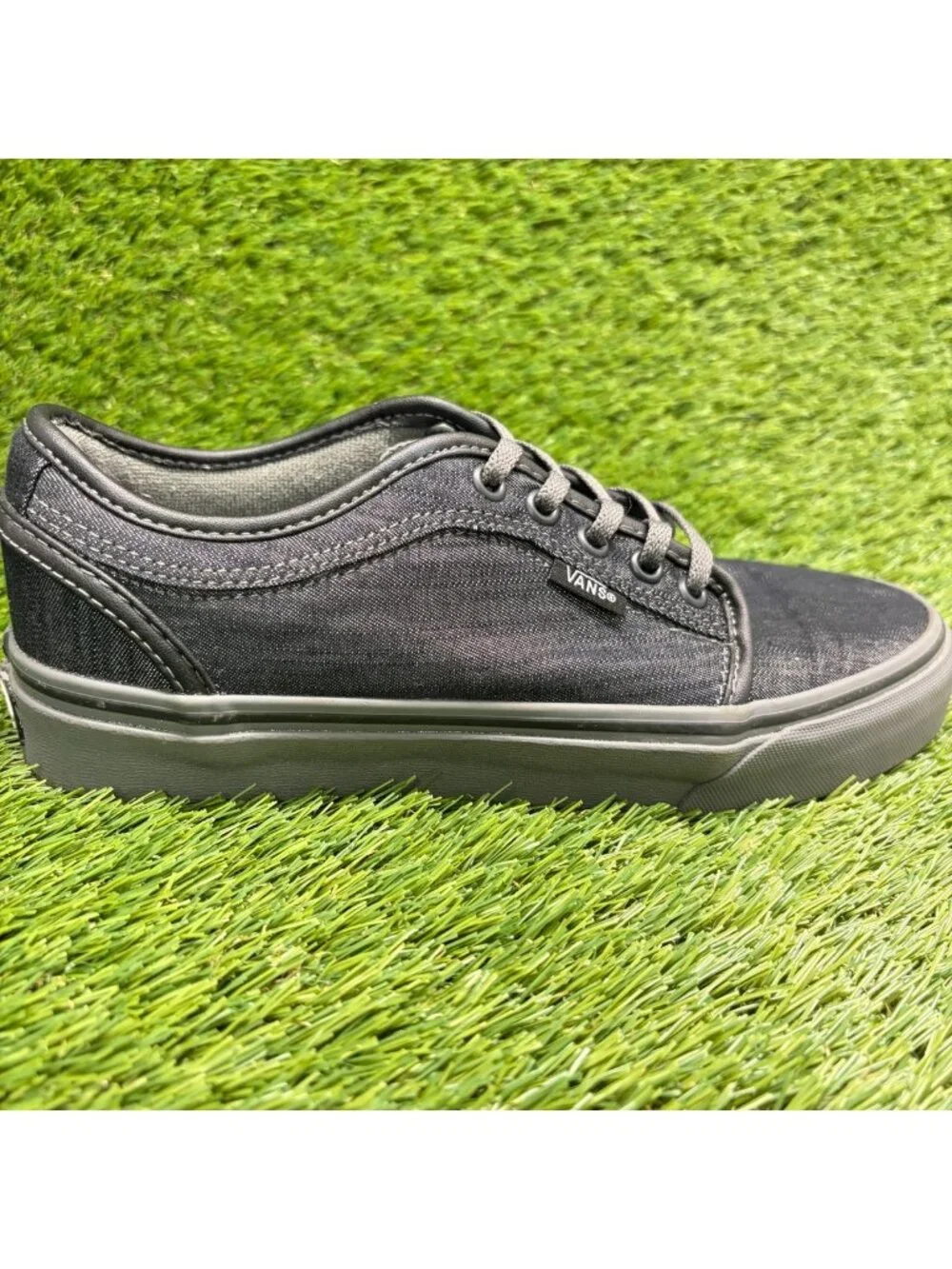 Vans Chukka Low Mens Size 7 Black Athletic Walking Skateboard Shoes Sneakers